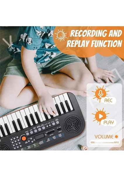 Mini Klavye Piyano 32 Tuşlu Küçük Taşınabilir Dijital Elektronik Klavye 30 Demo Şarkılı Müzik fiyatları