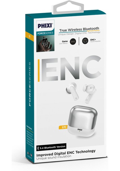 Force S70 Enc Usb-C Hızlı Şarj Destekli Bluetooth Kulaklık modelleri