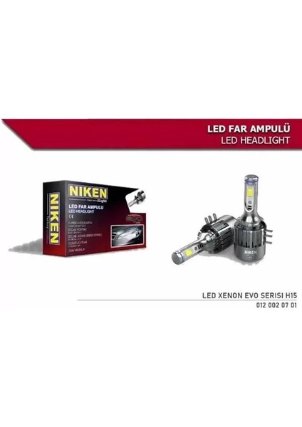 H15 Uyumlu LED Xenon Far Ampulü Evo 8000 Lümen fiyatları
