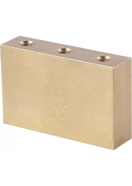 Fat Brass Block Elektro Gitar Köprüsü, 32 mm (FROFTB32)