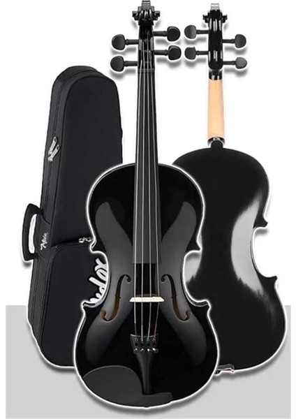 HGA24BK-TYS Siyah 1/2 Yarım Keman Seti 8-10 Yaş Kemanı (Yastık Reçine Çanta Tel fiyatları