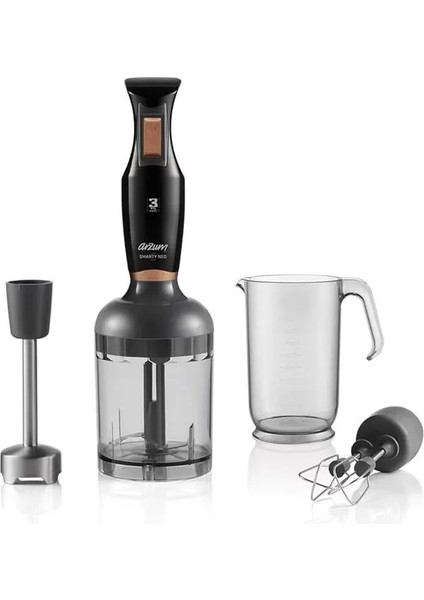 AR1108-S Smarty Neo El Blender Seti, 900 W, 800 ml Hazne, Siyah