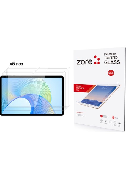 Honor Pad X9 Uyumlu Cppl 5in1 Tablet Temperli Cam Ekran Koruyucu