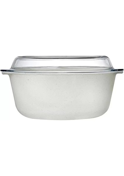 Non-Stick Cam Kapaklı Yuvarlak Tencere, Krem 3150CC, PB-59013-GR
