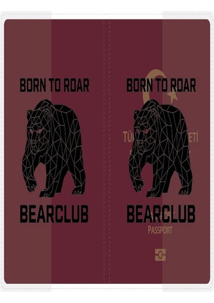 1 Adet Universal Bear Club Baskılı Pasaport Kılıfı Şeffaf Su Geçirmeyen Pvc Pasaport Koruma Kabı fiyatları