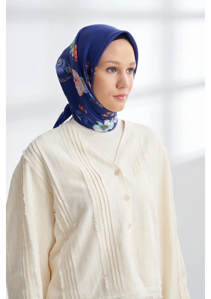 Premıum Collectıon Rosemary Desen Twıll Ipek Eşarp - 4319-159