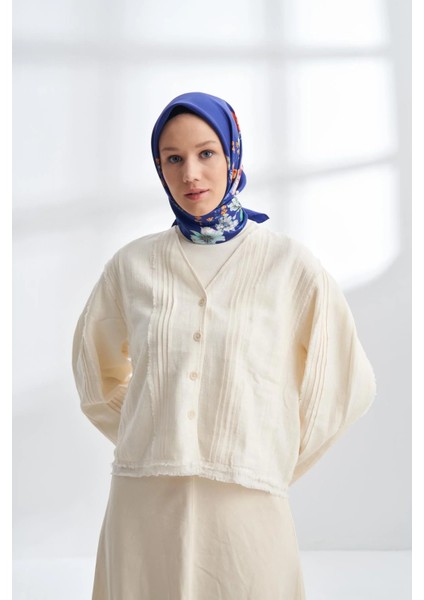 Premıum Collectıon Rosemary Desen Twıll Ipek Eşarp - 4319-159 modelleri