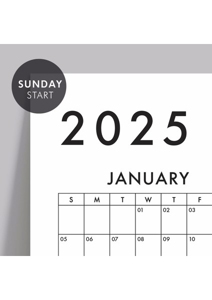 Amerikan Standardı 2026 Yıllık Planlayıcı Duvar Takvimi modelleri