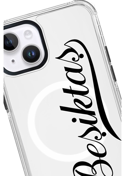 iPhone 12 Uyumlu Beşiktaş El Yazı Magsafe Şeffaf Lisanslı Telefon Kılıfı fiyatları