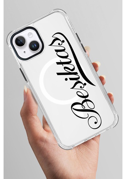 iPhone 12 Uyumlu Beşiktaş El Yazı Magsafe Şeffaf Lisanslı Telefon Kılıfı fırsatları