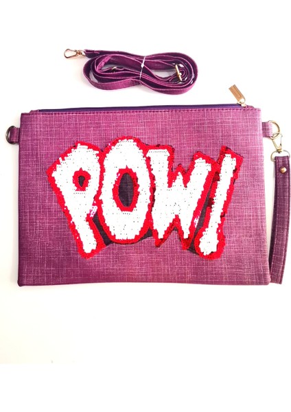 Renkli El Omuz Portföy Çantası