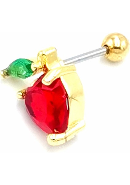 Çelik Figürlü Unisex Küpe