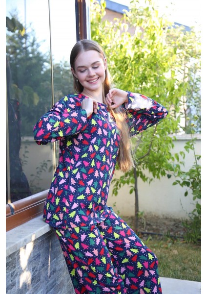 Kadın Penye Bol Paça Pijama Takım 4123 fiyatları