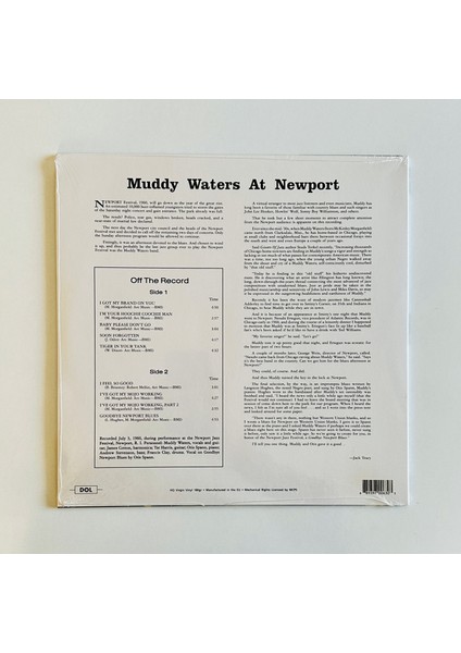 Muddy Waters - At Newport 1960 Cyan Blue Vinyl Edition Plak fiyatları