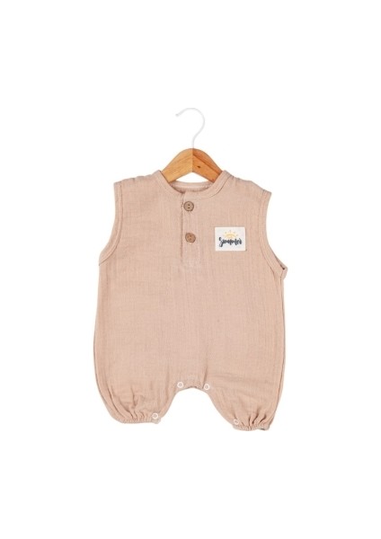 %100 Pamuk Müslin Yazlık Bebek Tulum & Düğmeli Kolsuz Romper (Hello Summer Etiketli) modelleri