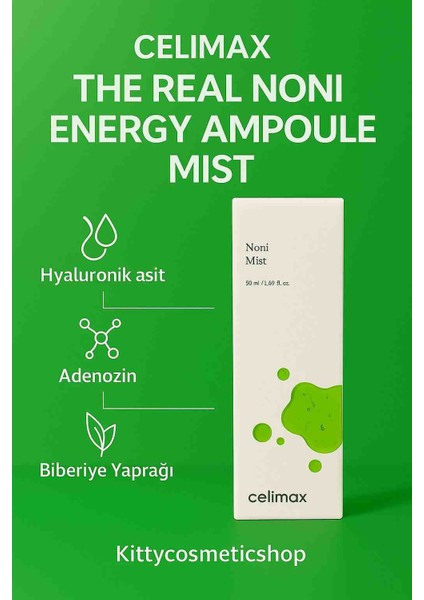 The Real Noni Energy Ampoule Mist (Onarıcı Ampul )50 ml