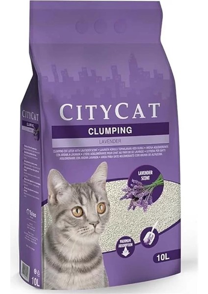 City Lavanta Kokulu Kumu 10 Lt