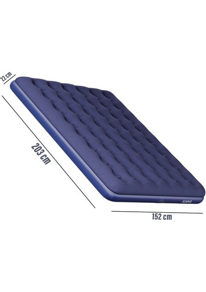 203X152X22CM Çift Kişilik Şişme Yatak – Hava Pompalı, Kamp ve Misafir Kullanımı Için Uygun modelleri