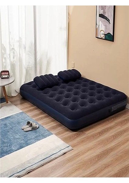 203X152X22CM Çift Kişilik Şişme Yatak – Hava Pompalı, Kamp ve Misafir Kullanımı Için Uygun indirimleri