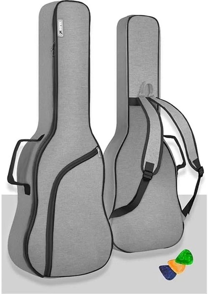 Cs-39 Case Klasik Gitar Soft Case Gigbag Kalın Çanta Kılıf (Pena Hediyeli)