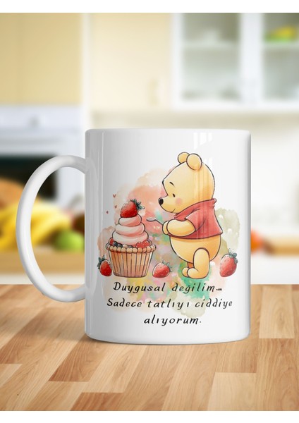 Tatlıyı Ciddiye Alıyorum Winnie Baskılı Kupa