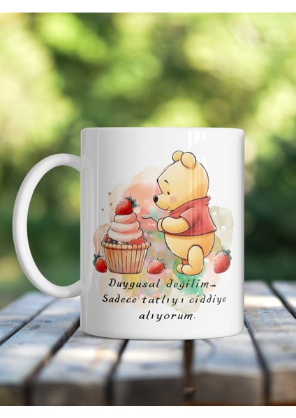 Tatlıyı Ciddiye Alıyorum Winnie Baskılı Kupa fiyatları
