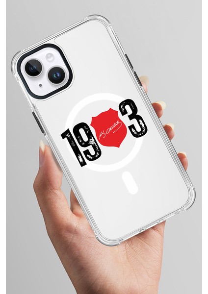 iPhone 12 Uyumlu Beşiktaş Ata Imza 1903 Magsafe Şeffaf Lisanslı Telefon Kılıfı fırsatları