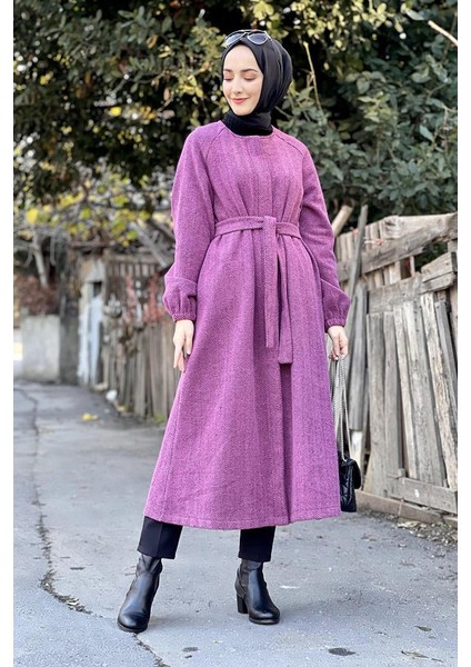 Düğmeli Kaşe Kap Mürdüm fiyatları