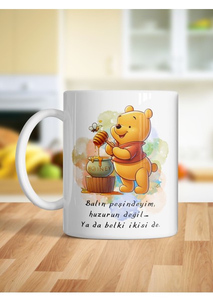 Balın Peşindeyim Winnie Baskılı Mizahi Kupa