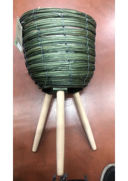 Ayaklı Jüt Saksı 25 cm fiyatları