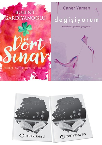 Dört Sınav: Cesaret-Sağlık-Ilişkiler-Bolluk ve Değişiyorum + Hediyeli