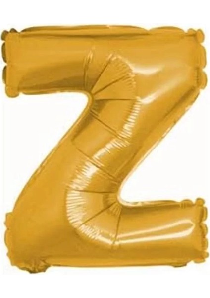 Benim Marifetlerim - Z Harfi Altın Folyo Balon 40 Inch 90 cm
