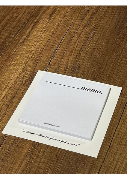 The Memo Pad - Minimalist Bloknot fiyatları