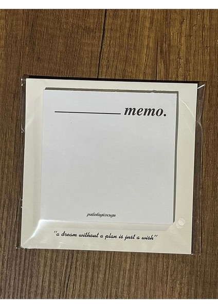 The Memo Pad - Minimalist Bloknot modelleri