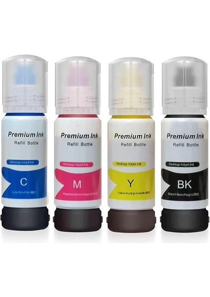 Ink Plus L Serisi Mürekkepleri, Epson 103 Uyumlu 4 Renk +1 Siyah Takim Ink Mürekkep