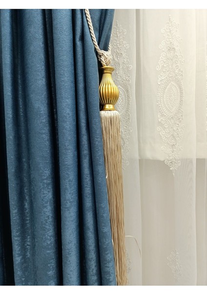 Fon Perde Tavan Bağlama Püsküllü Braçol 1 Adet