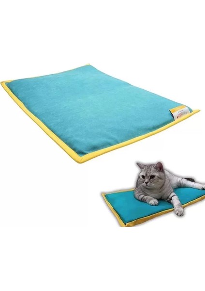 Serin (60X40CM) - 4 Mevsim Kedi/köpek Matı, Veya Soğuk Kullanılabilen Minder Yatak