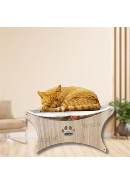Hamağı Köpek Yatağı Peluş Evcil Hayvan Oyun Uyku Eğlence Dinlenme Alanı Beyaz 20X30X45 fiyatları