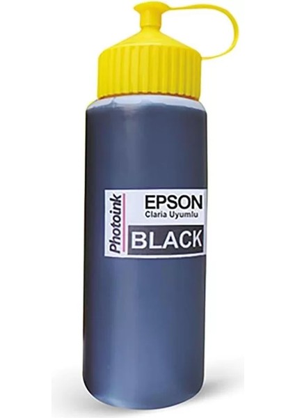Ink Epson T6641 Claria &L Serisi Yazıcı Uyumlu 500 Ml Akıllı Siyah Mürekkep