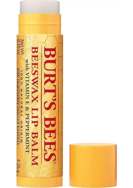 Burt's Bees Beeswax Dudak Bakım Kremi - Nane Ferahlığı