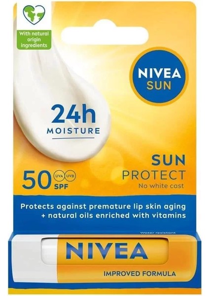 Sun SPF50+ Dudak Bakım Kremi