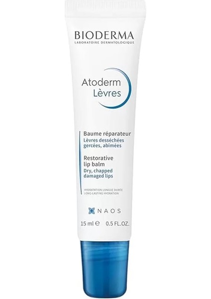 Atoderm Lip Balm Kuru ve Çatlamış Dudaklar Avokado ve Shea Yağı Içeren Besleyici ve