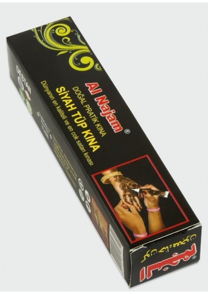 Hint Kınası Dövme Kına Siyah Tüp 1 Ad