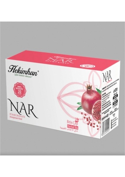 Nar Çayı Süzen Poşet 20Lİ