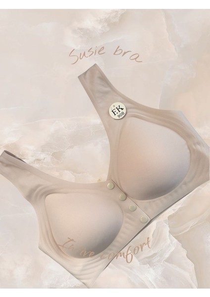 Susie Önü 4 Düğmeli Açılabilen Üstün Kalite Dikişsiz Lazer Balensiz Sütyen (Emziren Anneler) fiyatları