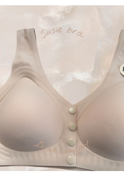 Susie Önü 4 Düğmeli Açılabilen Üstün Kalite Dikişsiz Lazer Balensiz Sütyen (Emziren Anneler) fırsatları