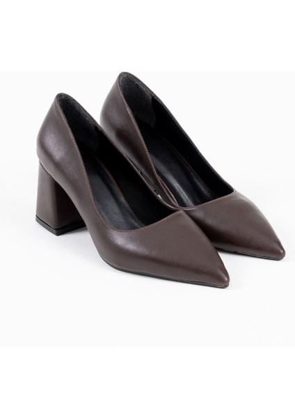 Valeria Premium Acı Kahve Kadın Topuklu Ayakkabı modelleri