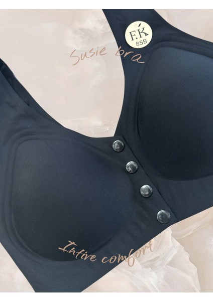 Susie Önü 4 Düğmeli Açılabilen Üstün Kalite Dikişsiz Lazer Balensiz Sütyen (Emziren Anneler) fiyatları