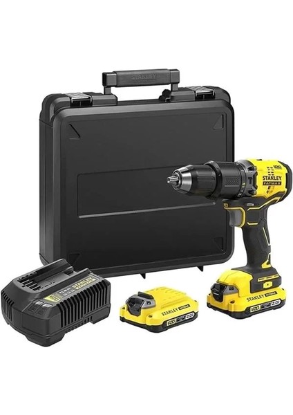 SBD715D2K-TR 18V 2.0AH V20 Li-Ion Çift Akülü Kömürsüz Darbeli Matkap Standart