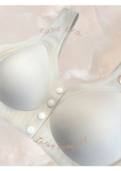 Susie Önü 4 Düğmeli Açılabilen Üstün Kalite Dikişsiz Lazer Balensiz Sütyen (Emziren Anneler) fırsatları